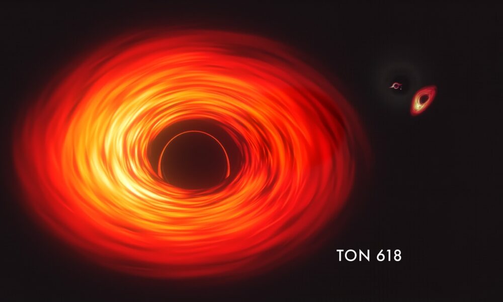 Así de grandes son los mayores agujeros negros del universo conocido