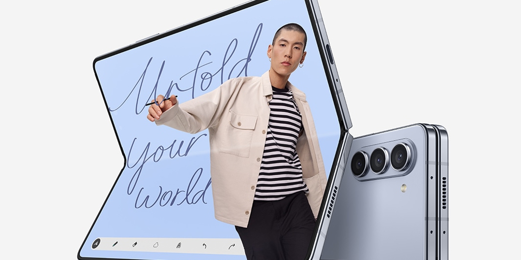 el nuevo gran móvil plegable de Samsung
