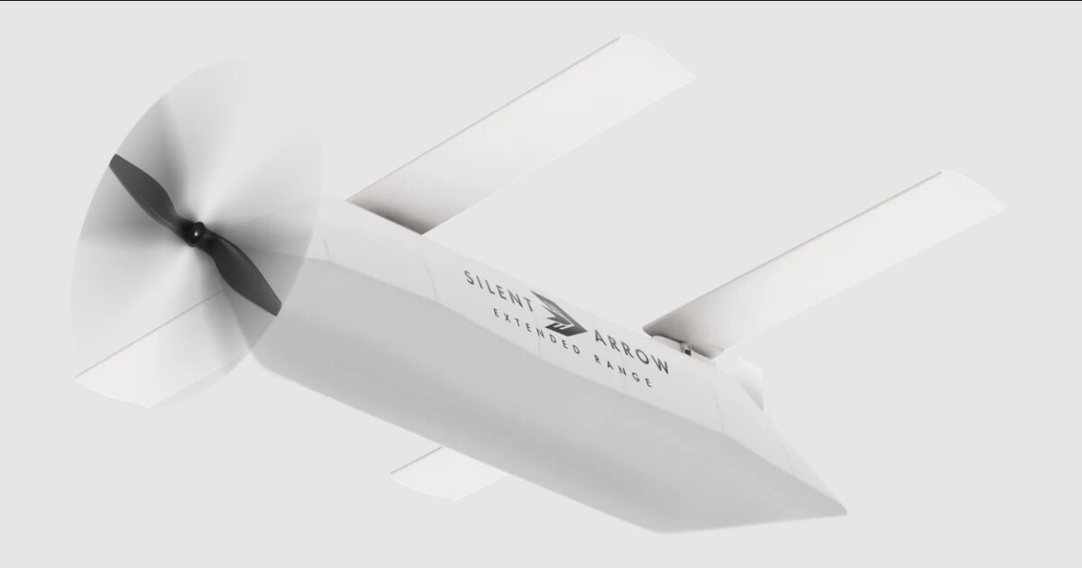 Silent Arrow desarrollará un dron de transporte pesado motorizado y desechable