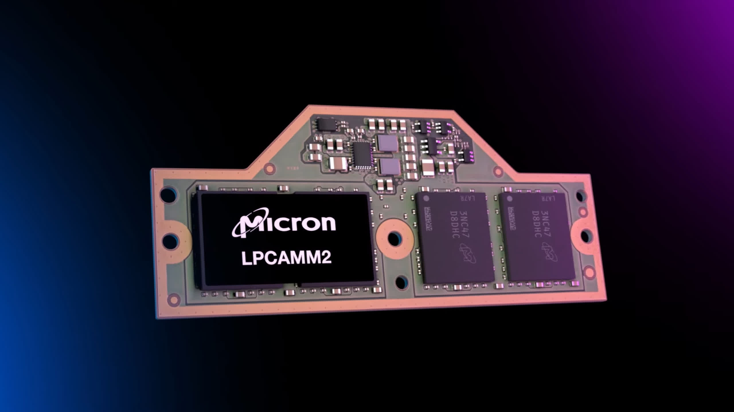 Micron anuncia los primeros módulos de memoria LPCAMM2 para mejorar la capacidad de servicio y la duración de la batería de las computadoras portátiles