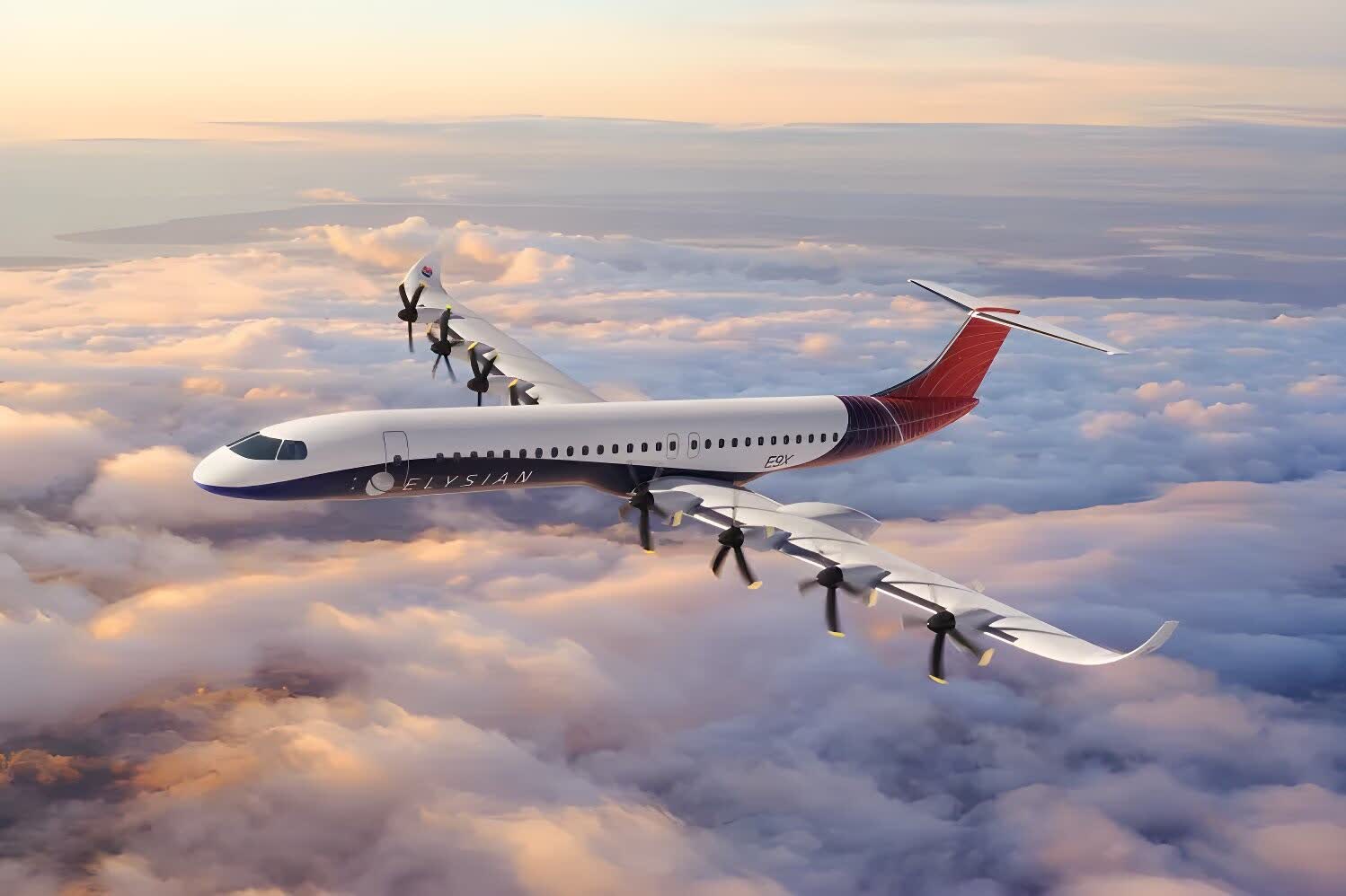 Compañía holandesa revela planes para un avión eléctrico de 90 pasajeros capaz de viajar 500 millas