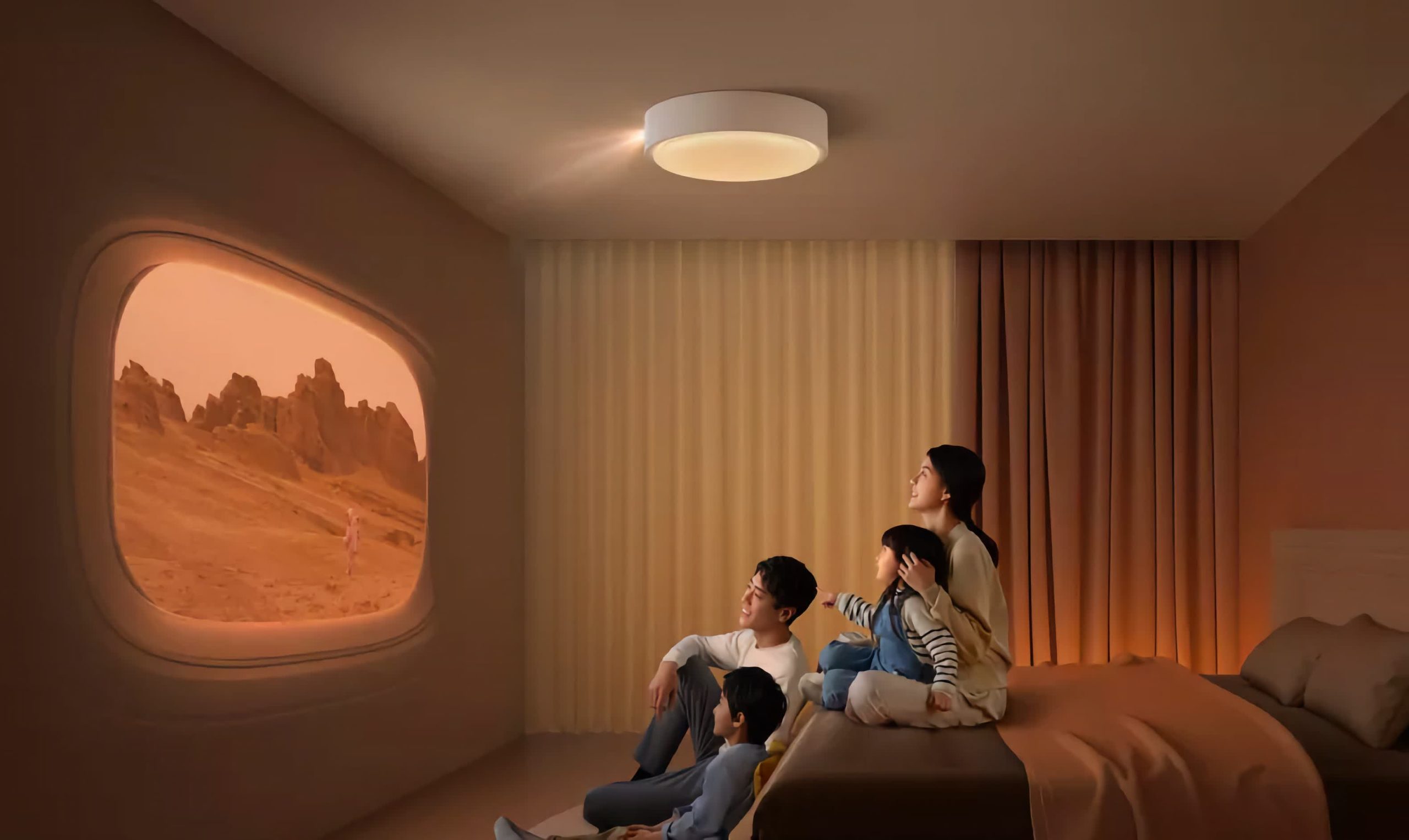 Xgimi muestra un proyector que también funciona como luz de techo, también un modelo con certificación IMAX de $ 3,000