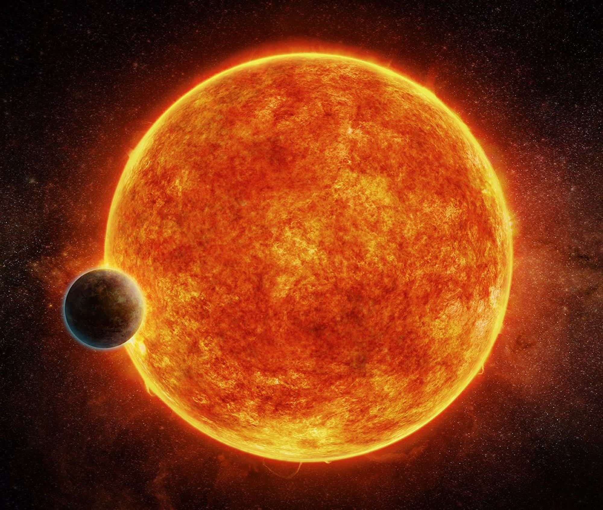 La NASA descubrió un nuevo exoplaneta con un «hemisferio de lava» en un sistema estelar distante