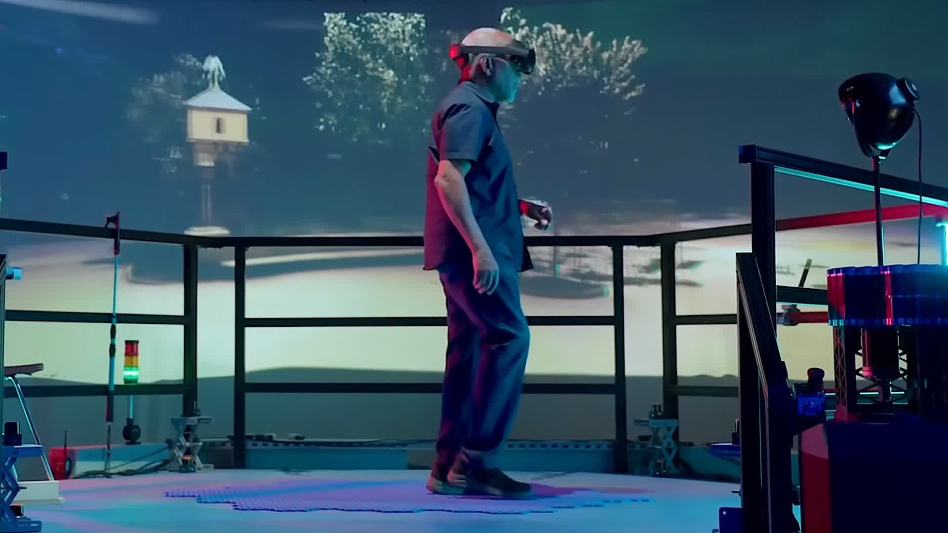 HoloTile de Disney es otra cinta de correr de realidad virtual omnidireccional que probablemente nunca usarás