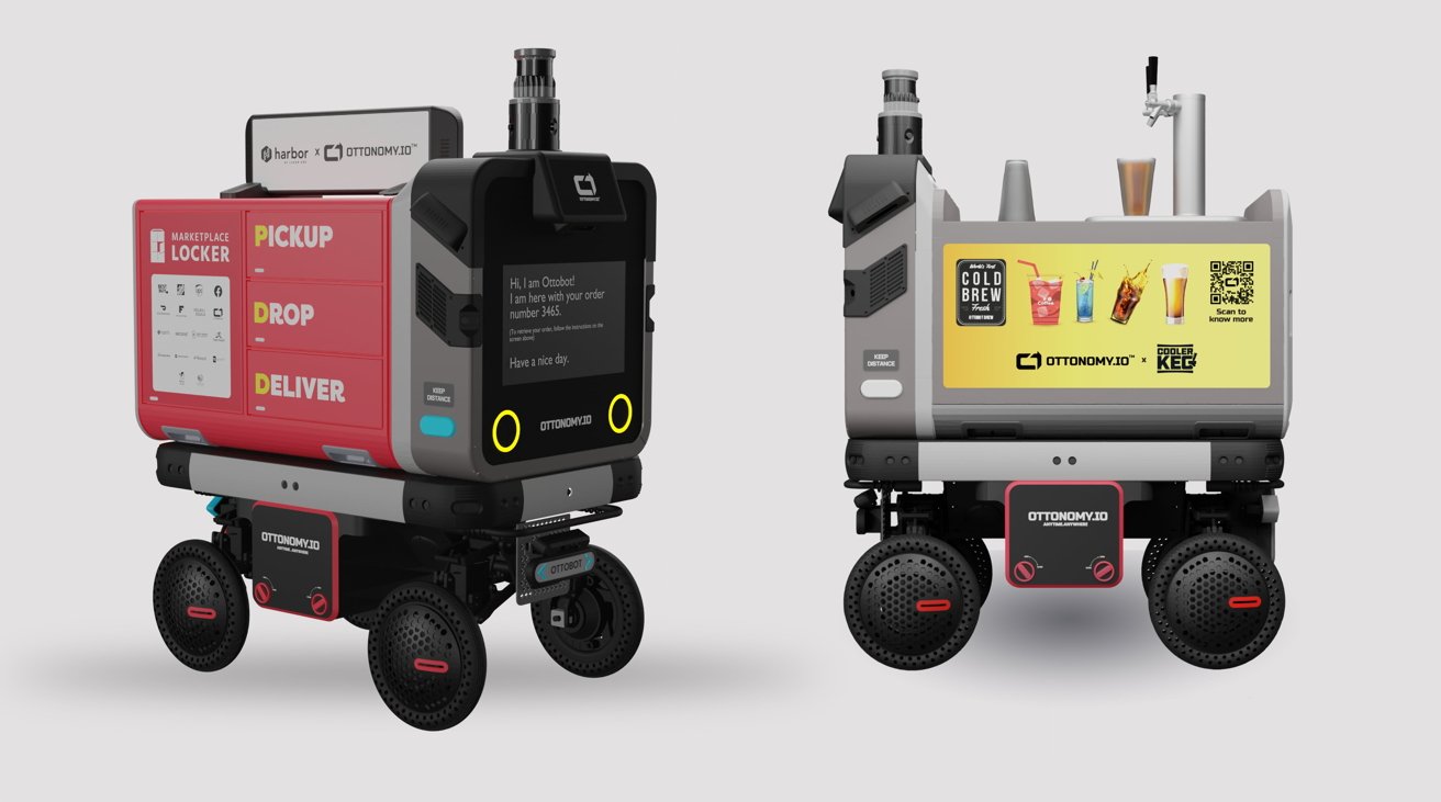 Ottonomy muestra taquillas inteligentes y robots de bebidas en CES24