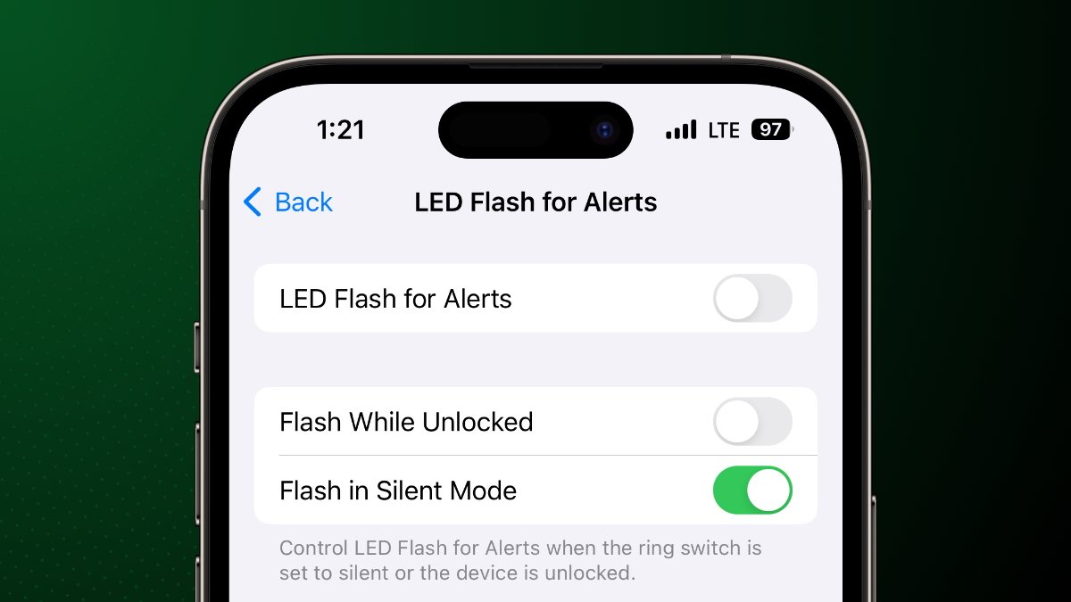 Haga que la luz del iPhone parpadee para recibir alertas en iOS 17