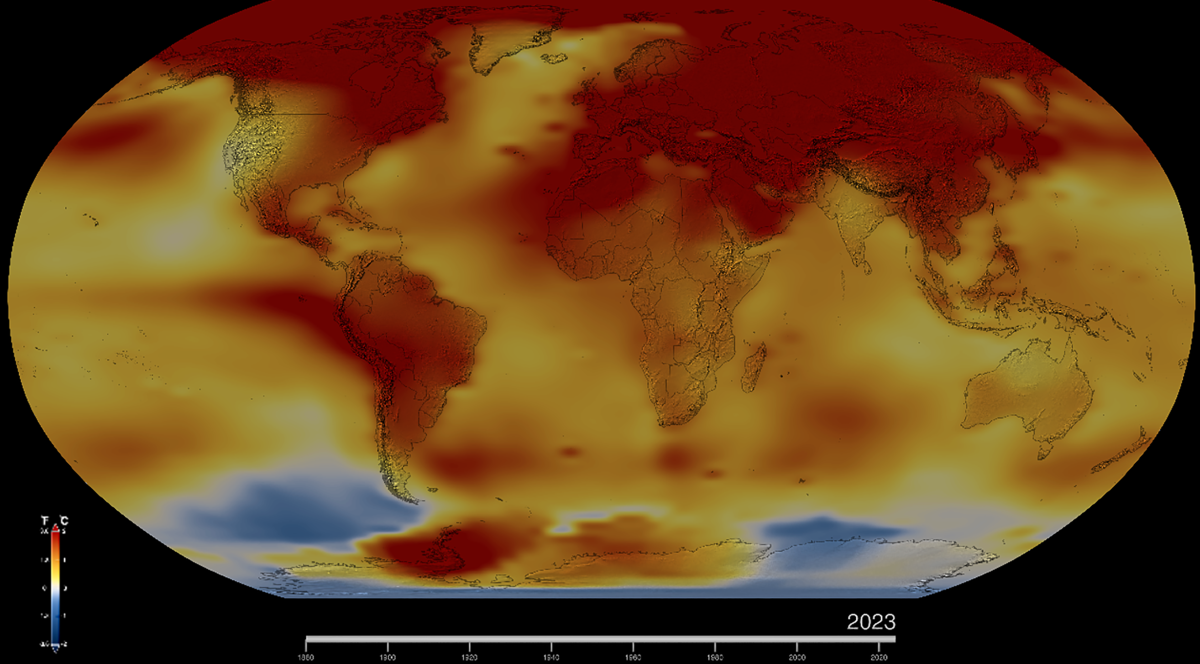 La NASA confirma que 2023 fue el año más caluroso registrado