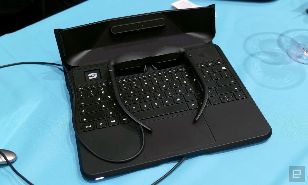 Spacetop es una computadora portátil que realmente quiere cambiar su pantalla por gafas AR
