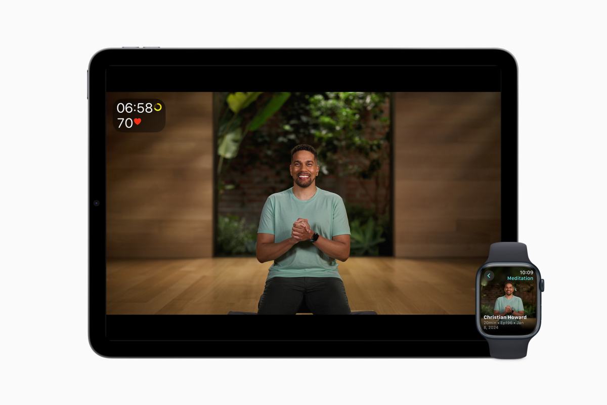 Apple Fitness+ presenta meditación sonora, un programa de ejercicios para golfistas y más