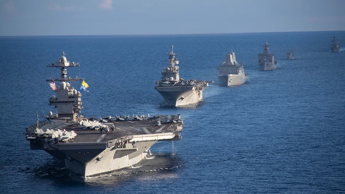 El grupo de ataque de portaaviones de la Armada de EE. UU. sale de la región oriental del Mediterráneo
