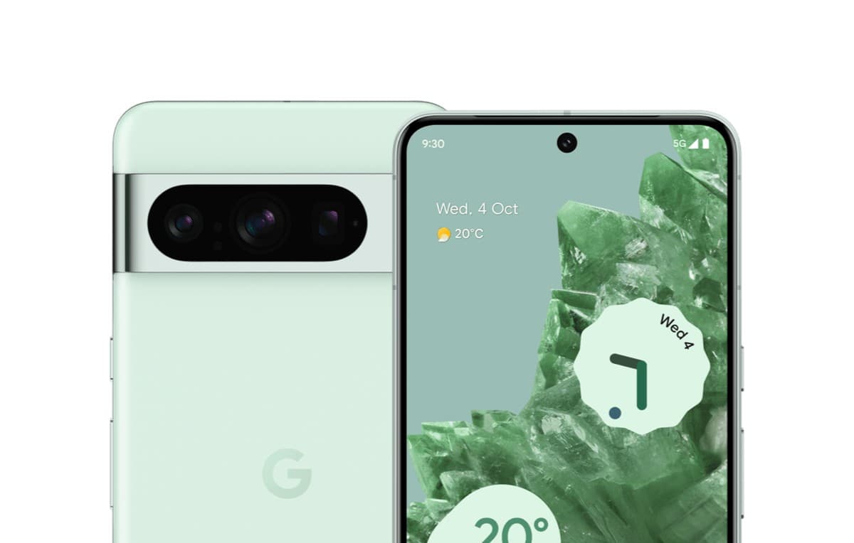 Primer vistazo al Google Pixel 8 Pro en color Mint