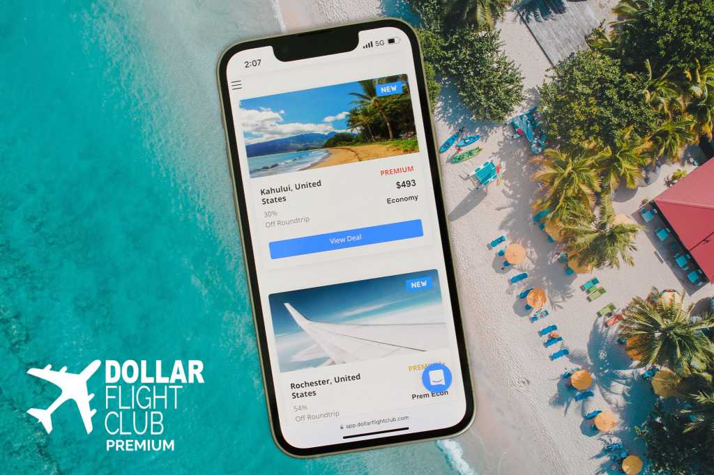 Hasta el 28 de enero, una suscripción de por vida a Dollar Flight Club cuesta solo $ 39,97