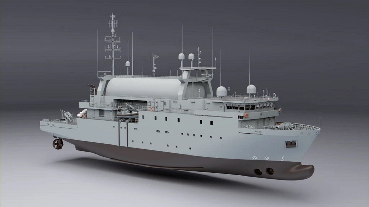 Polonia avanza en la inteligencia naval con la colocación de la quilla del segundo barco SIGINT