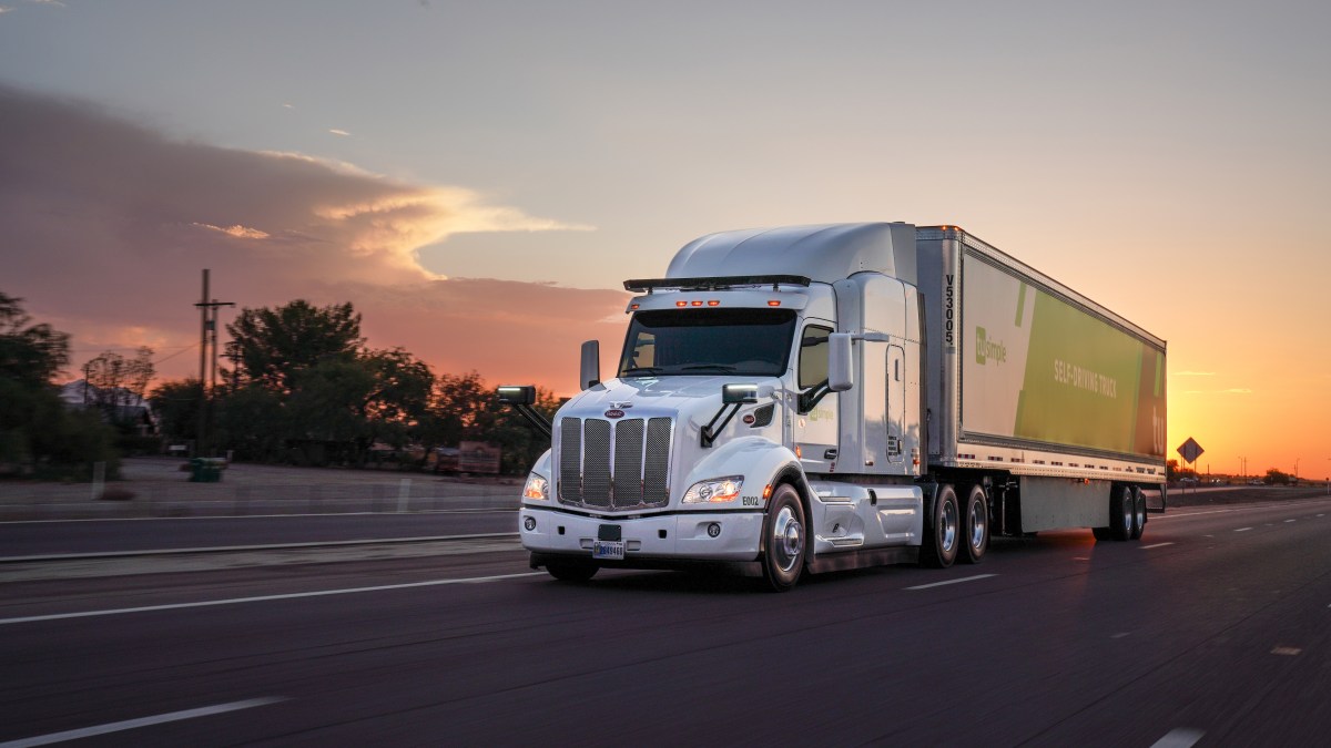 Los camiones autónomos de TuSimple se subastarán tras la salida de EE. UU.