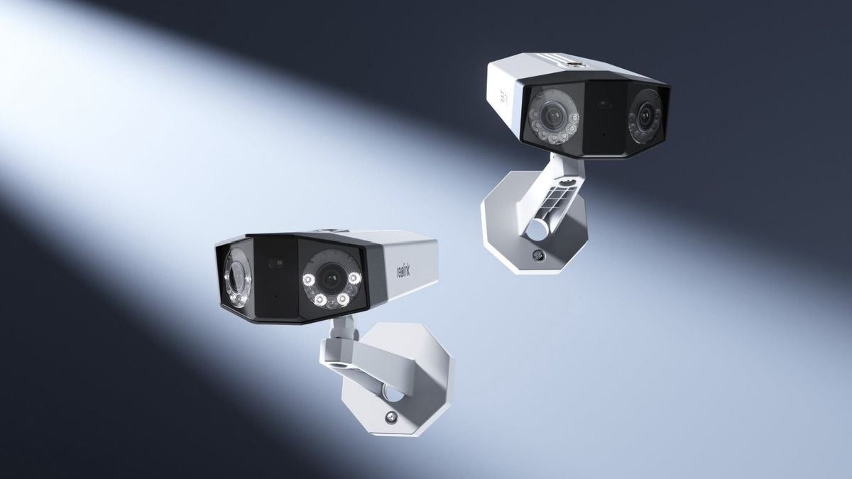 Esta cámara de seguridad para el hogar de doble lente ofrece una vista 4K de 180° de su hogar sin distorsión