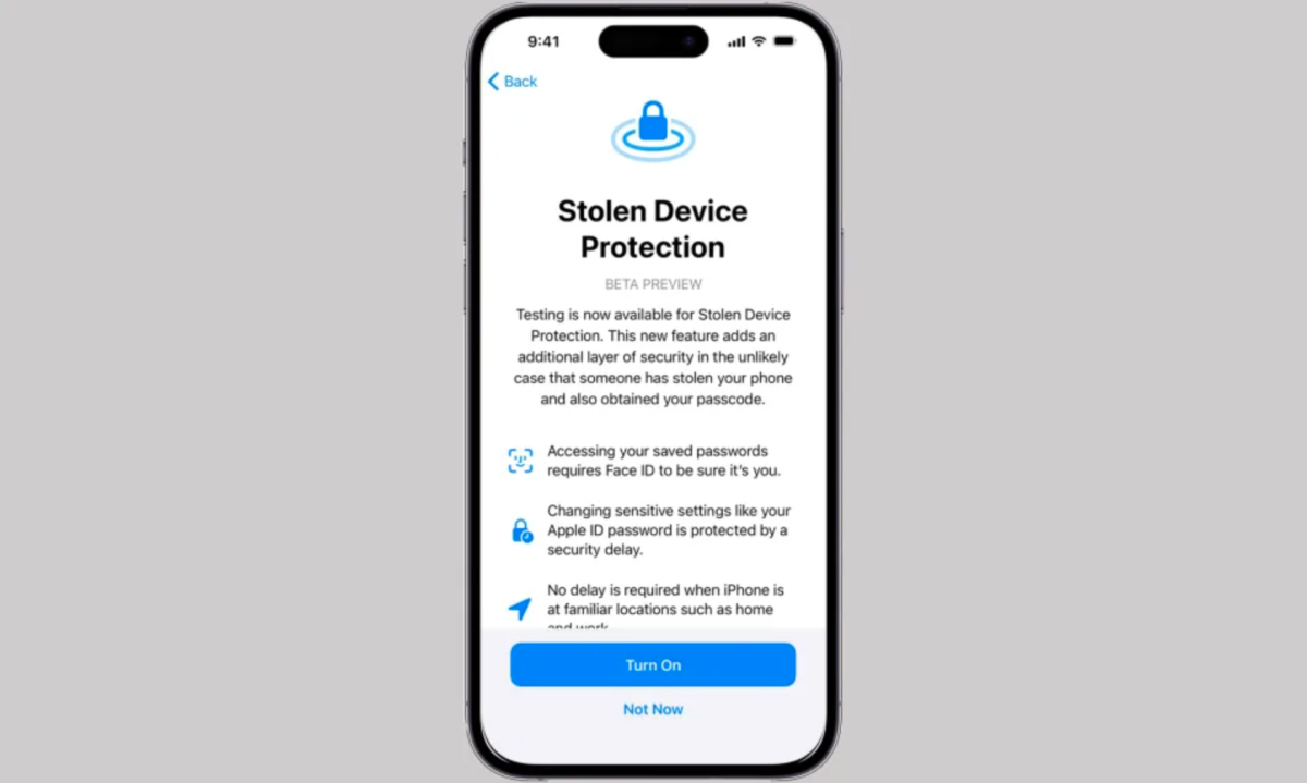 Apple lanza iOS 17.3, que presenta la nueva herramienta de protección de dispositivos robados