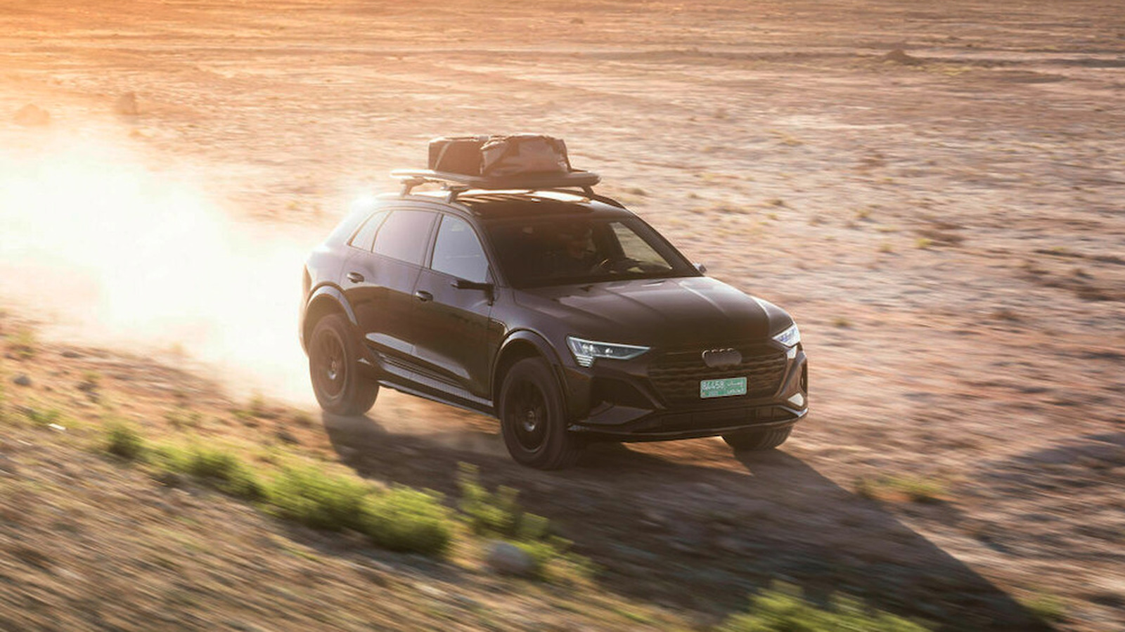 El Audi Q8 E-Tron Special Edition Dakar 2024 tiene como objetivo mostrar lo que pueden hacer los SUV eléctricos