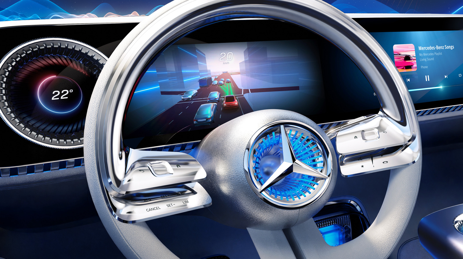 El asistente virtual de próxima generación de Mercedes puede permanecer silencioso si sus cámaras ven que estás enojado