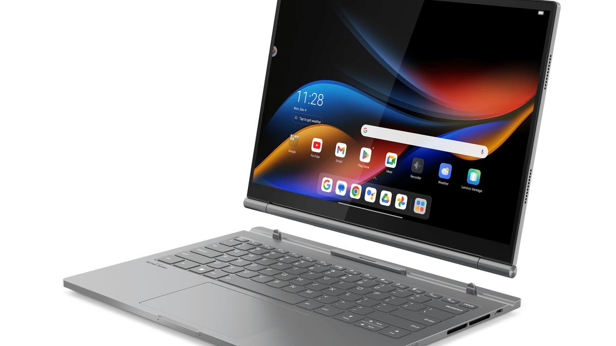 Lenovo presenta una computadora portátil 2 en 1 que cambia entre Windows y Android