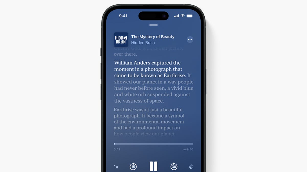 Apple Podcasts agrega transcripciones automáticas que funcionan como subtítulos
