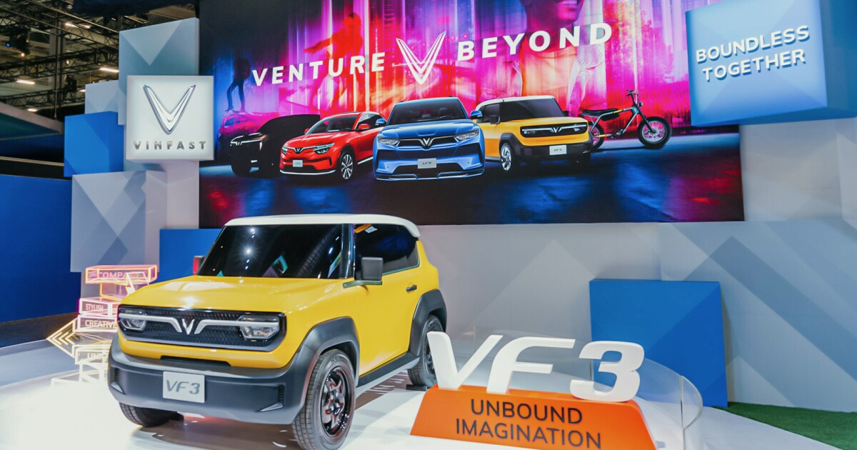 VinFast presenta el mini-SUV eléctrico VF 3 y la camioneta eléctrica VF Wild en CES