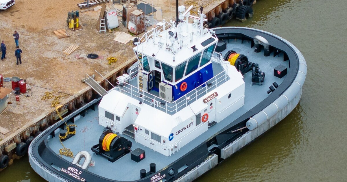 El primer remolcador eléctrico asistido por buques de EE. UU. se prepara para el servicio portuario