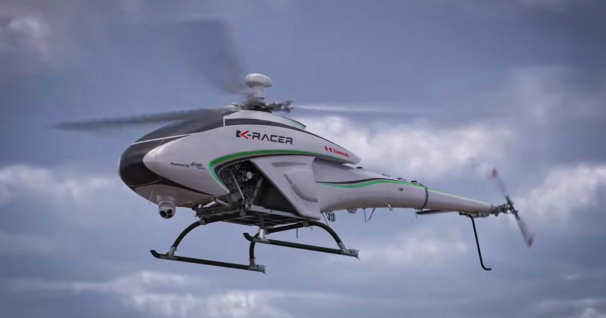 El dron helicóptero Ninja sobrealimentado de 1.000 cc de Kawasaki levanta 440 libras