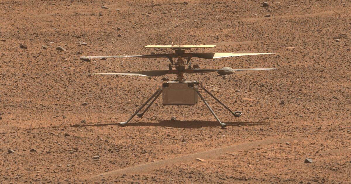 El helicóptero Ingenuity Mars de la NASA nunca volverá a volar