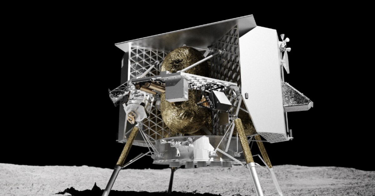 La misión estadounidense de aterrizaje lunar Peregrine fue cancelada debido a una fuga de propulsor