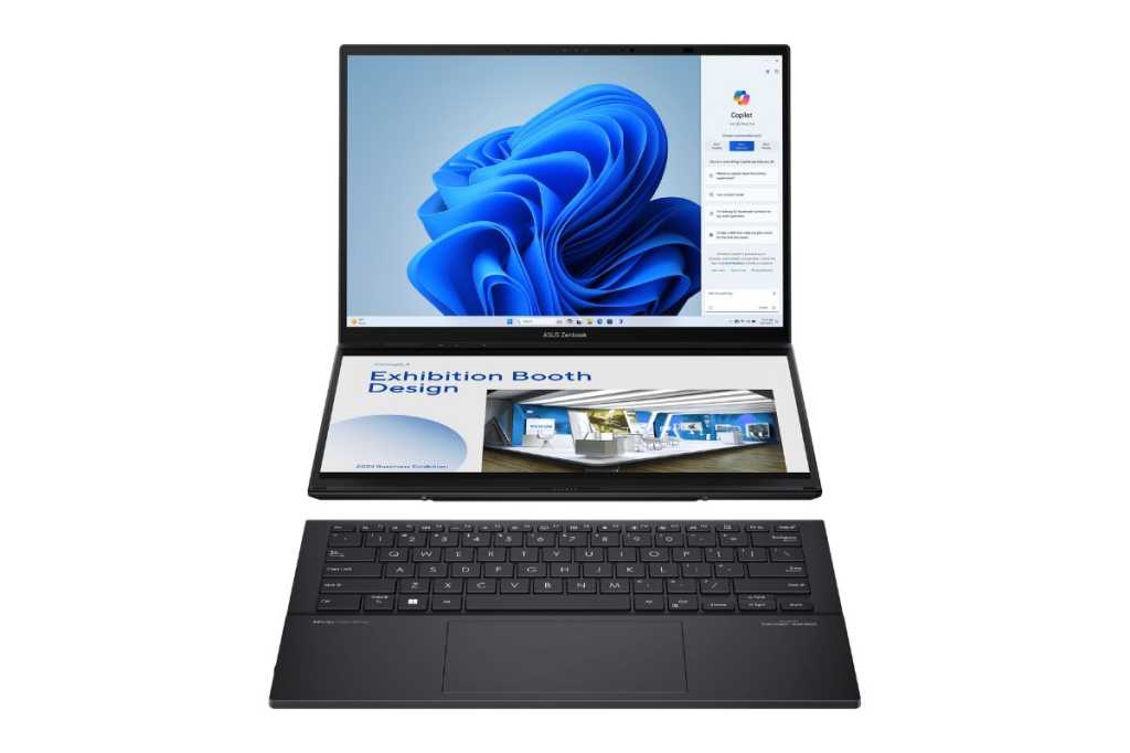 La radical computadora portátil Zenbook Duo de Asus incluye dos pantallas OLED