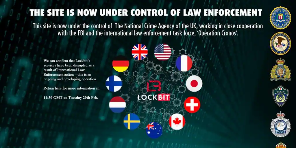 Una operación policial internacional tumba Lockbit, el grupo cibercriminal «de ransomware más grande hoy»