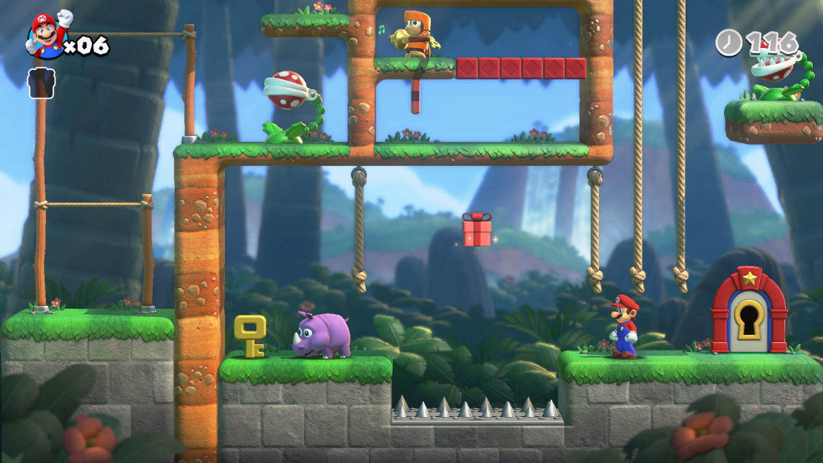 Mario vs. Donkey Kong es una oda extraña y llamativa a tiempos más simples