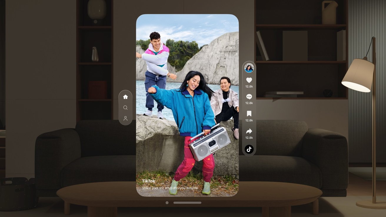 TikTok lanza aplicación para Apple Vision Pro