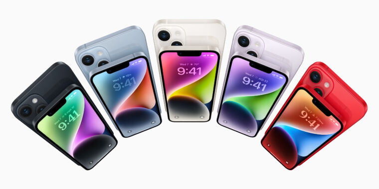 Los 7 modelos de teléfonos más vendidos de 2023 son todos iPhones
