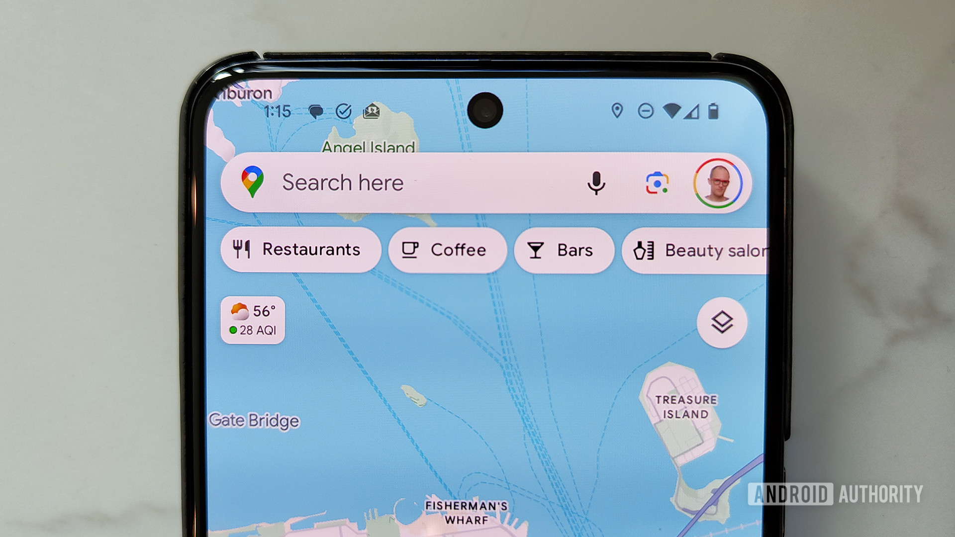 Google Maps actualiza la aplicación de Android con una función exclusiva de iOS