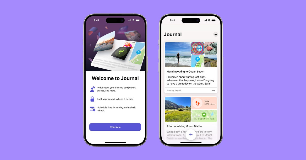 La aplicación Journal de Apple es fácil, gratuita y ya está en tu teléfono
