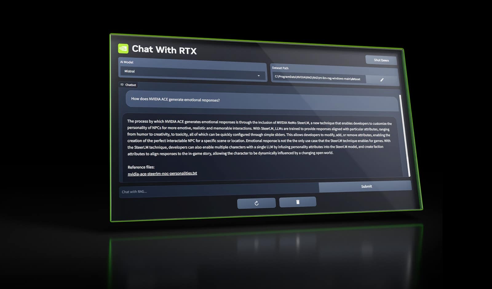 El nuevo chatbot RTX de NVIDIA te ofrece búsquedas locales impulsadas por IA