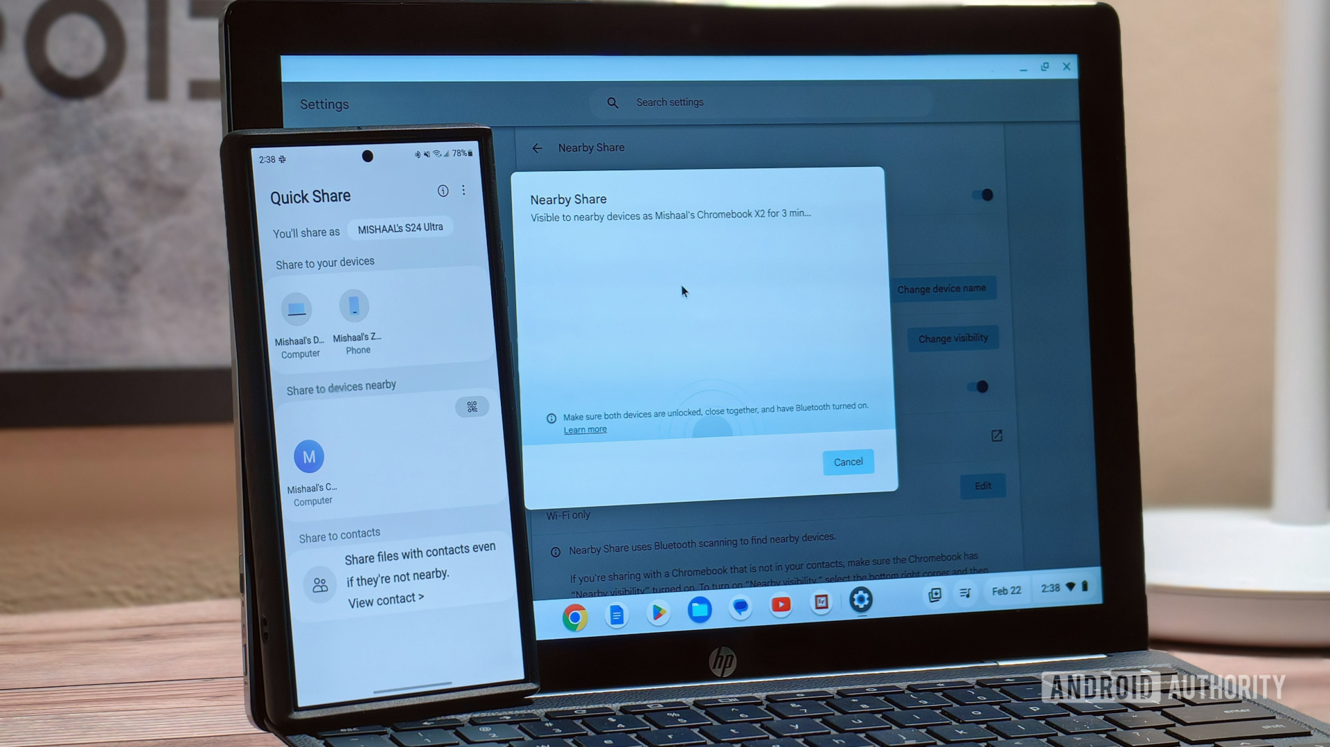 Quick Share en Chrome OS finalmente podría ser tan rápido como en los teléfonos