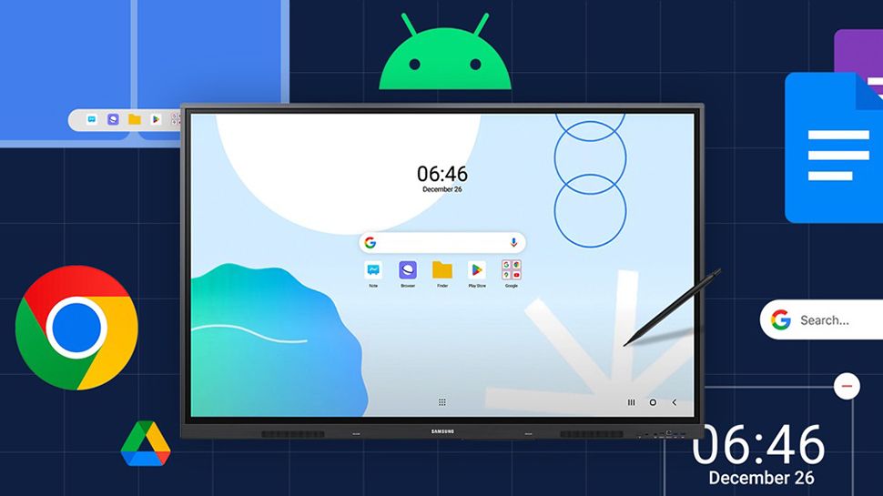 La pantalla Android de 86 pulgadas de Samsung tiene una característica increíble: un condensador de 500 V para protegerla de picos de voltaje