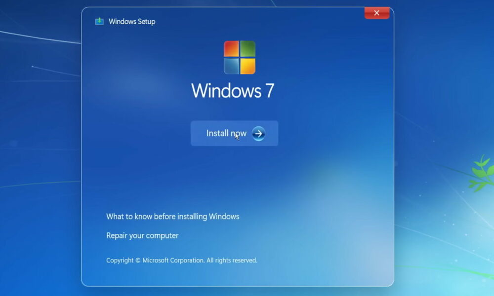 Windows 7 2024 Edition, así se vería hoy