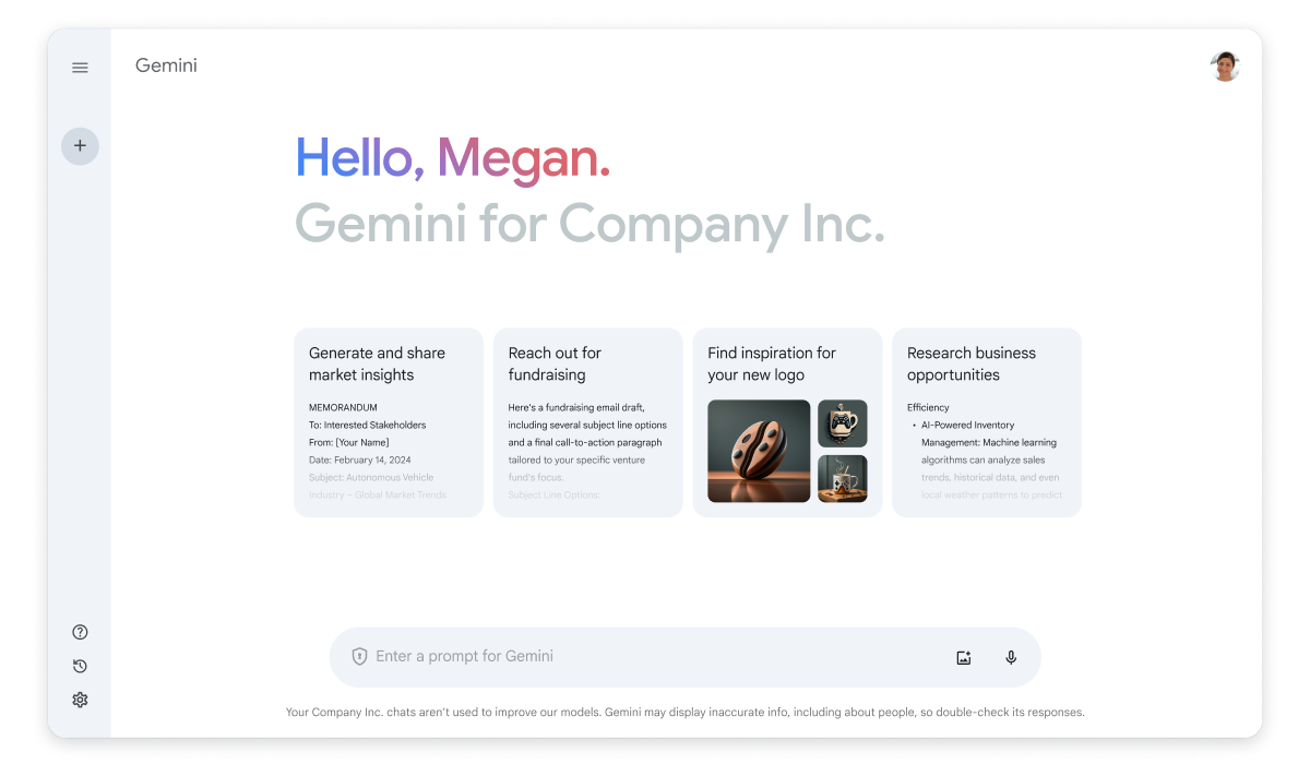 Duet AI de Google para empresas ahora también se llama Gemini