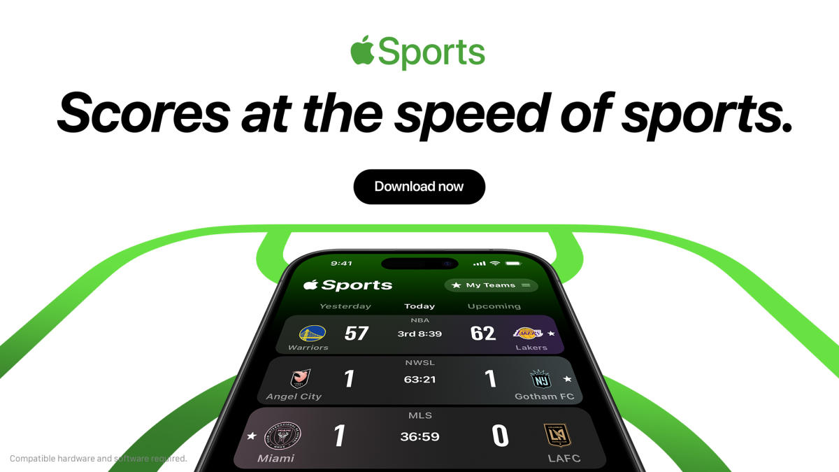 Apple Sports pone resultados en tiempo real en la pantalla de bloqueo de tu iPhone