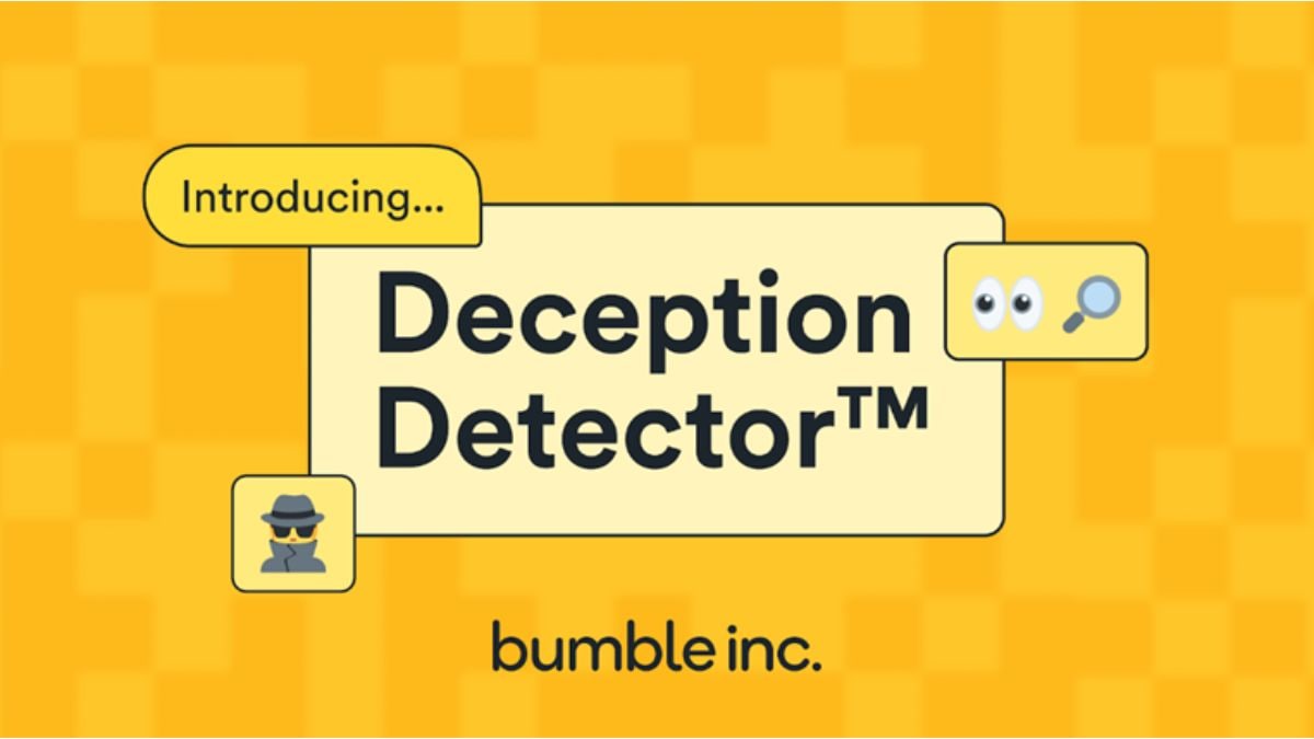 Bumble agrega una nueva herramienta de detección de engaños con inteligencia artificial para identificar spam, estafas y perfiles falsos