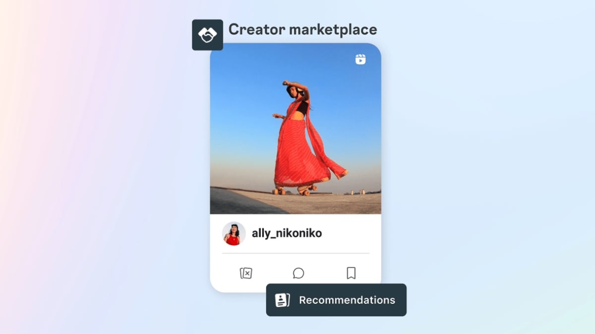 Instagram Creator Marketplace se expande a la India;  Metapruebas de recomendaciones de creadores impulsadas por IA