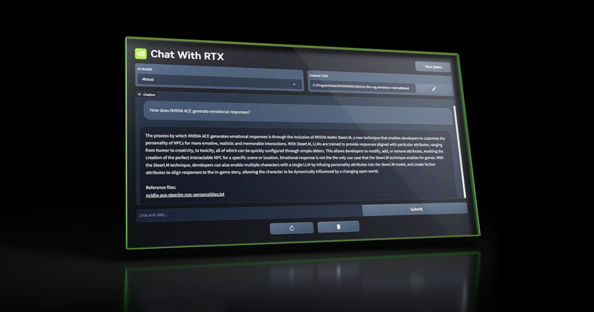 El nuevo chatbot con IA de NVIDIA se ejecuta localmente en tu PC