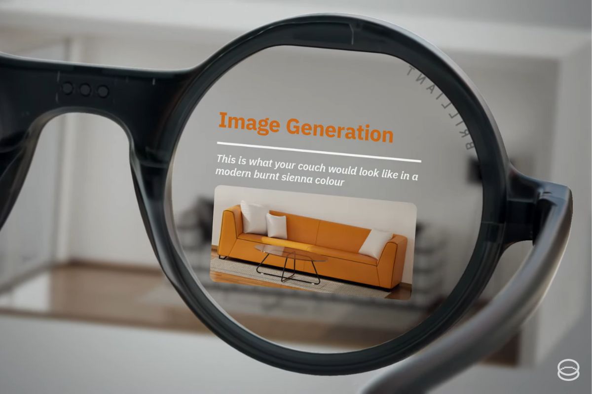 Gafas con montura de IA con capacidades de IA multimodal presentadas por Brilliant Labs