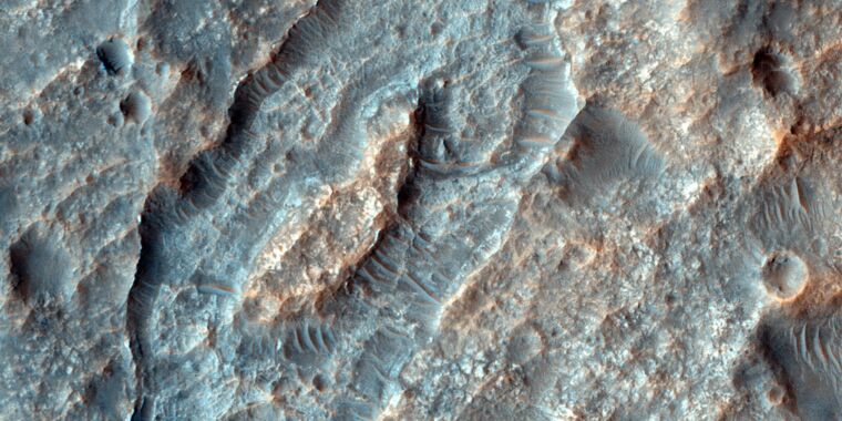 Marte experimentó un precursor de la tectónica de placas