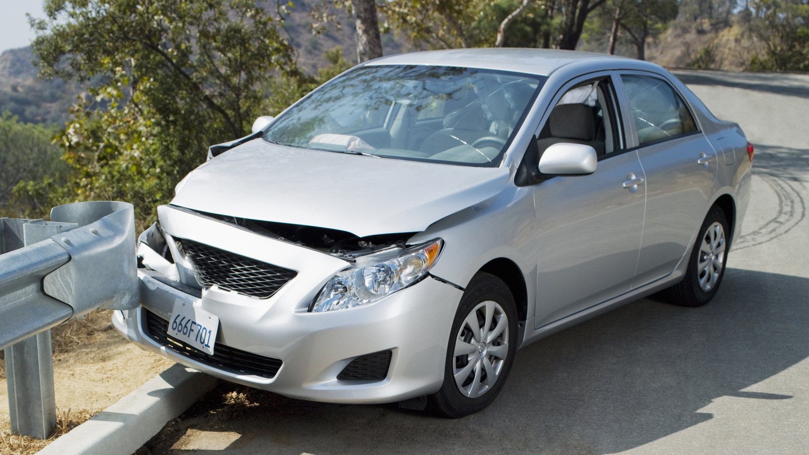 5 formas de saber si un automóvil ha sufrido un accidente