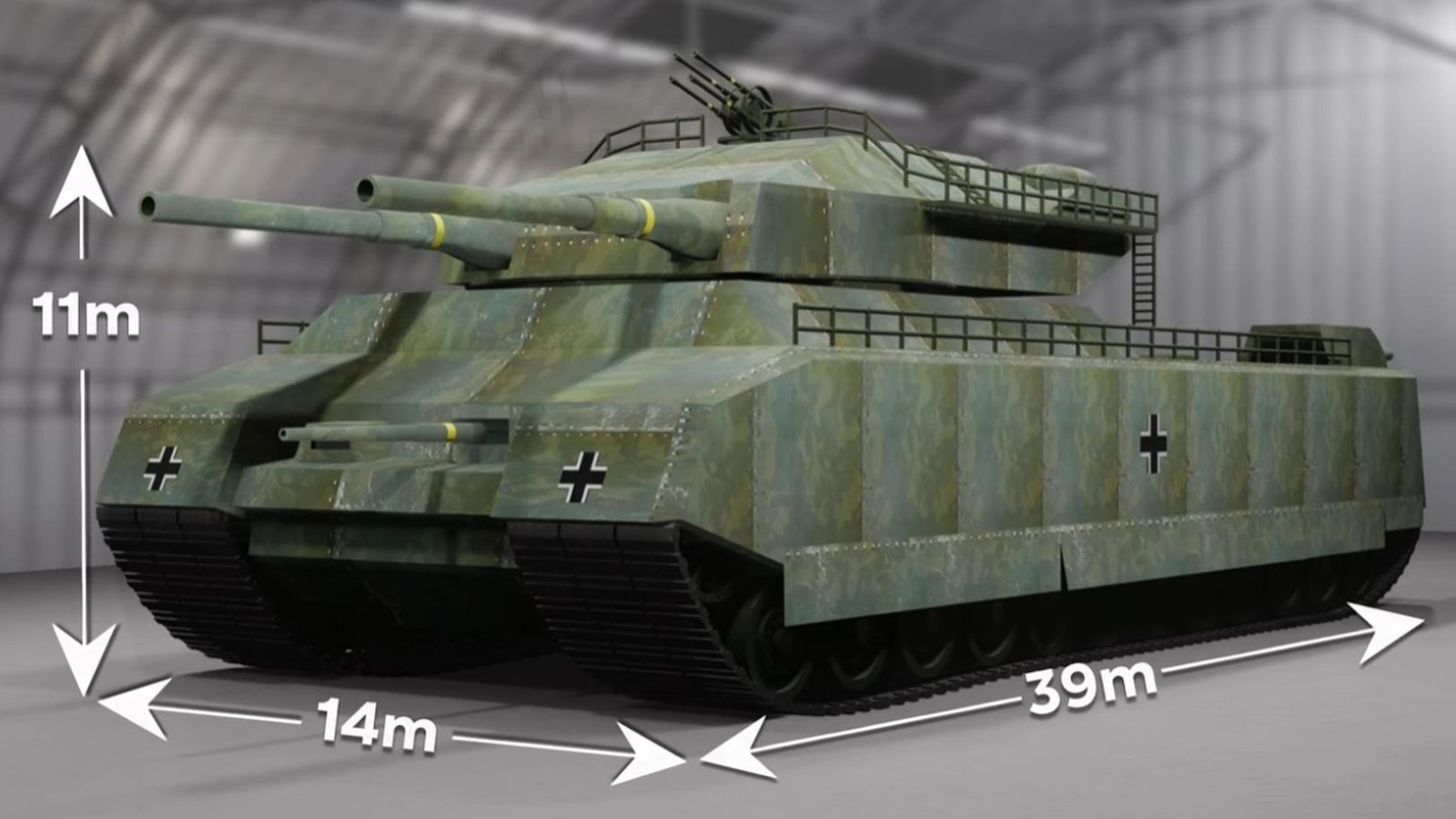 Por qué el tanque Ratte Krupp Landkreuzer P.1000 fue uno de los peores diseñados por Alemania