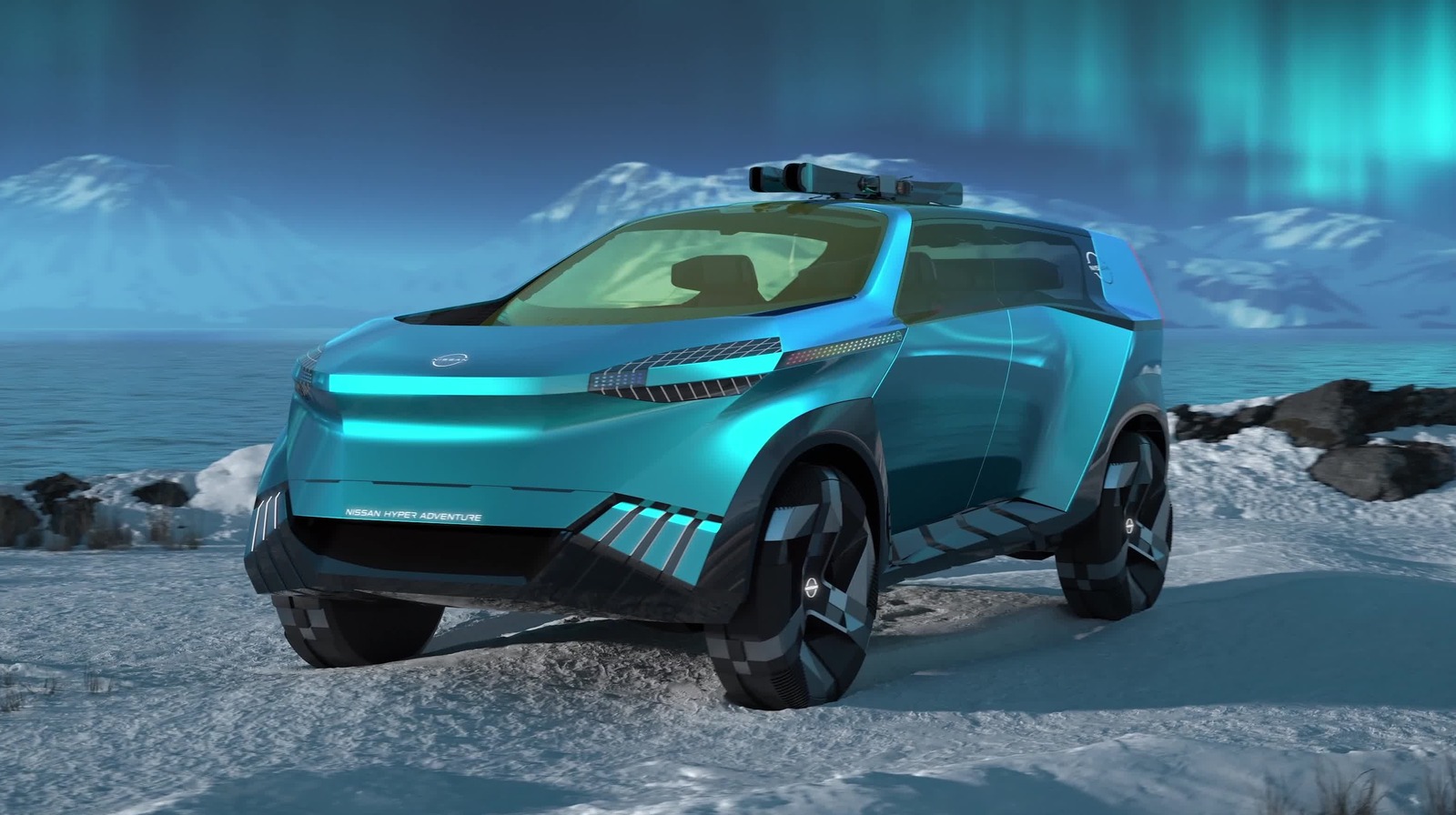 Este concepto Nissan Crossover parece tan futurista como el Cybertruck